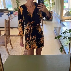 Faithfull the brand wrap dress size 6